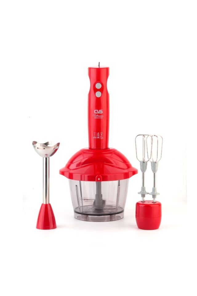 Dn 1299 Ultramix Rainbow 3 Lü Blender Seti Kırmızı - Tek Ebat