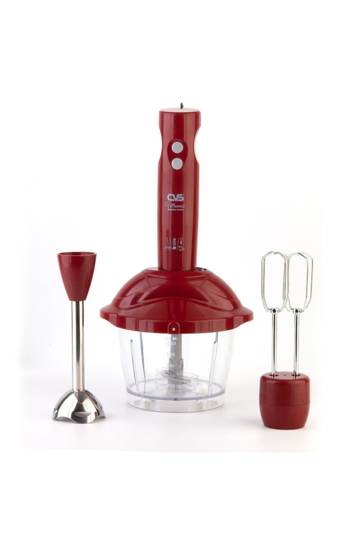 Dn 1299 Ultramix Rainbow 3 Lü Blender Seti Bordo - Tek Ebat
