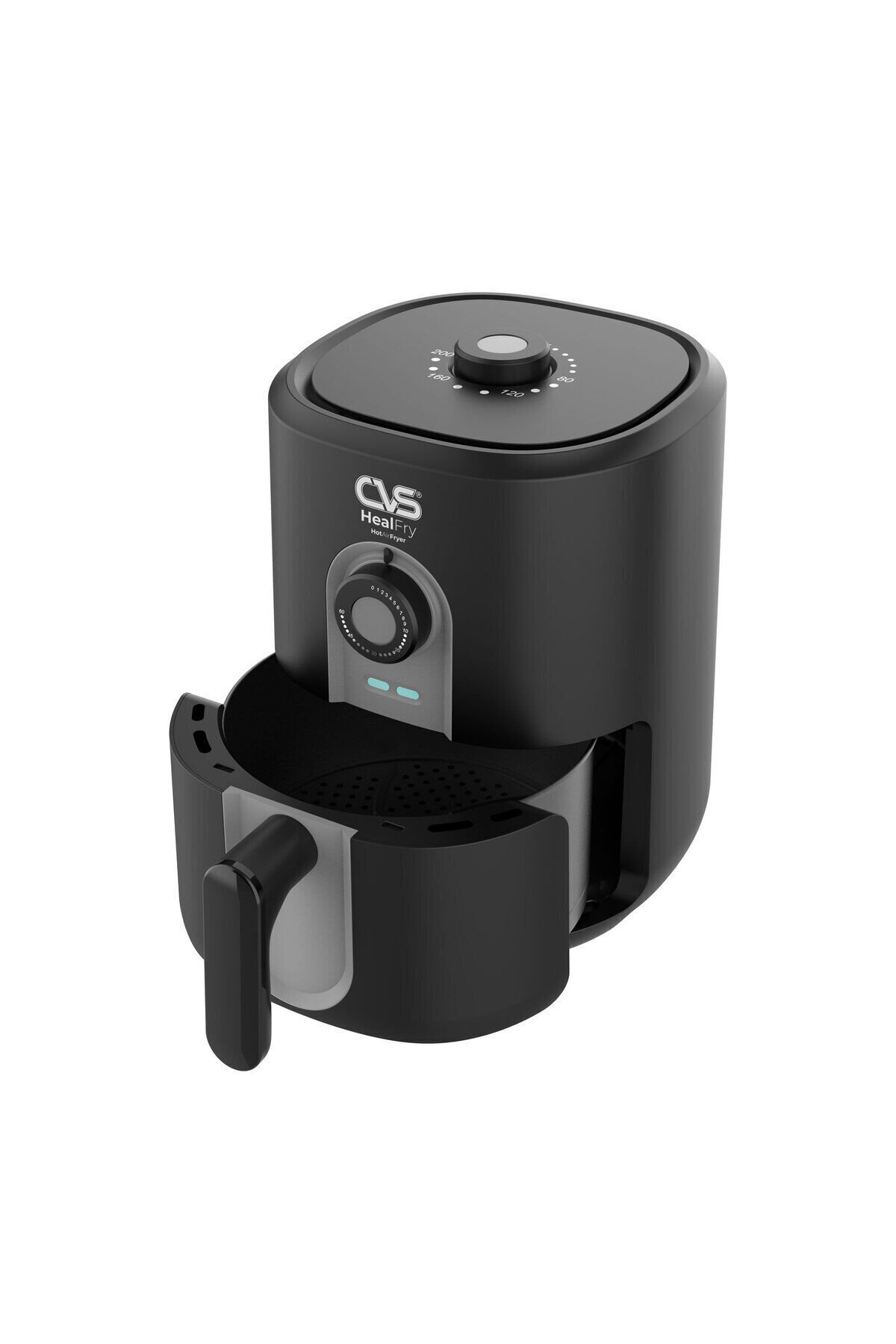 Airfryer Dn 1016 Healfry Sıcak Hava Fritözü 3,5 Litre SİYAH - Tek Ebat