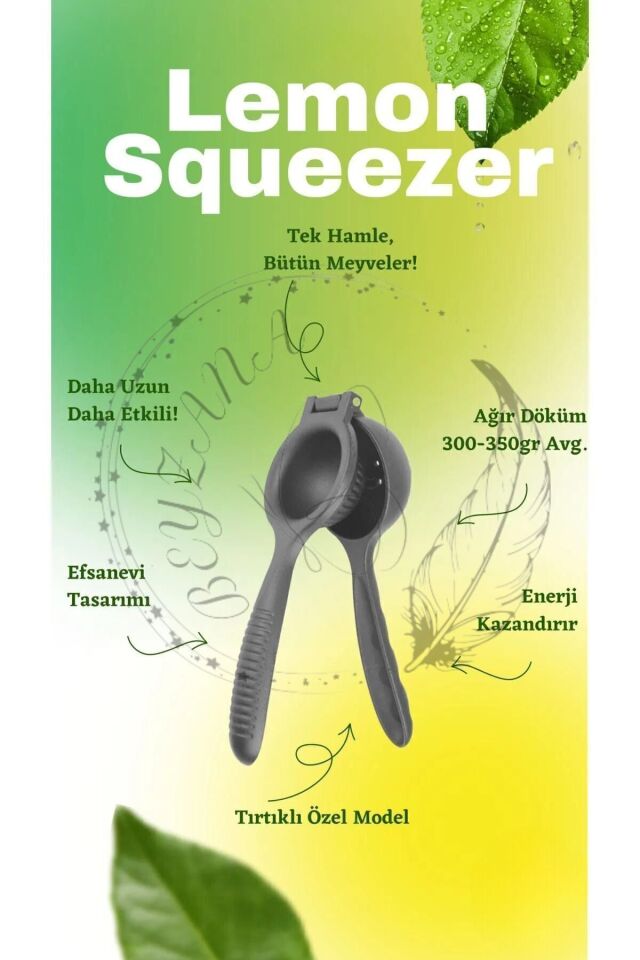 Gerçek Döküm Narenciye Limon Sıkacağı