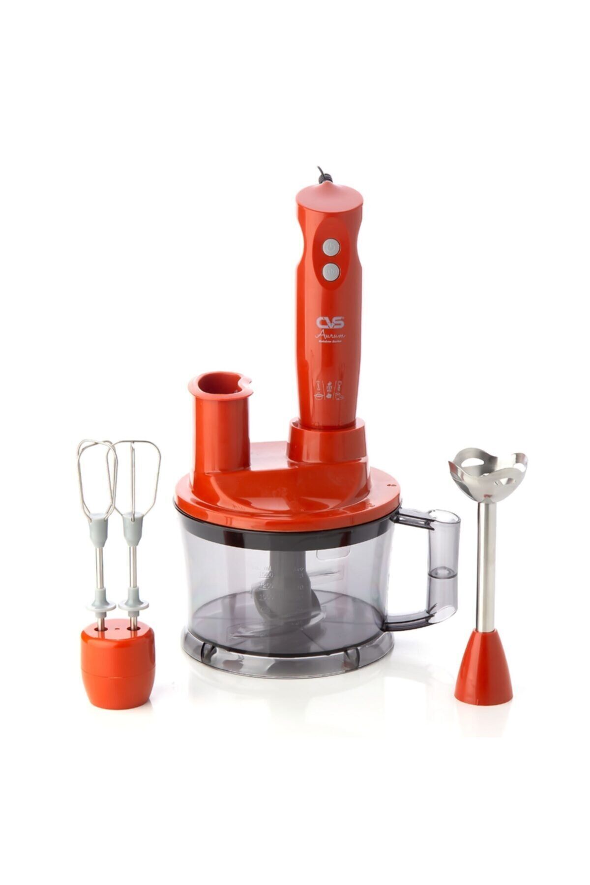 Aurum Rainbow Full Blender Set - Dn 1300 TURUNCU - Tek Ebat