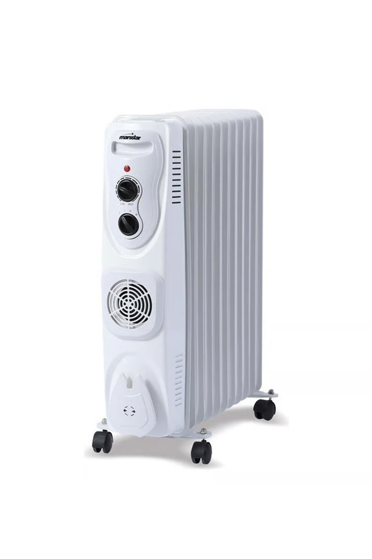 B08F Turbo Fanlı 11 Dilim Elektrikli Yağlı Radyatör, 2500 Watt Petek Isıtıcı