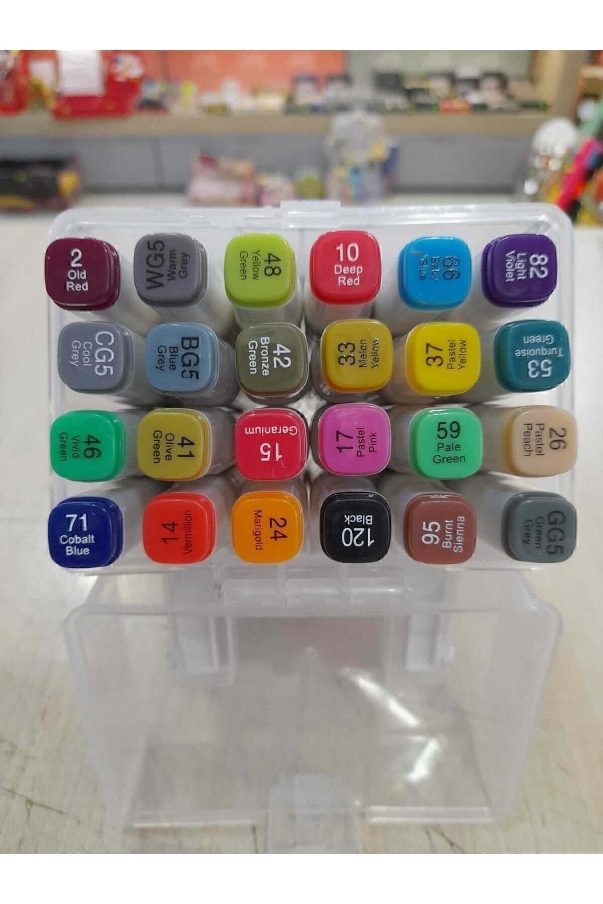Gebzeli Artist Çift Uçlu Marker Kalem Seti 24lü Özel Kutusunda