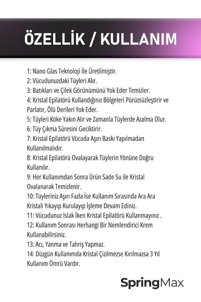 Crystal Eraser Epilasyon Aleti Tüy Silgisi Tüy Alıcı Fiziksel Kristal Epilatör Ma Yeşil - Tek Ebat
