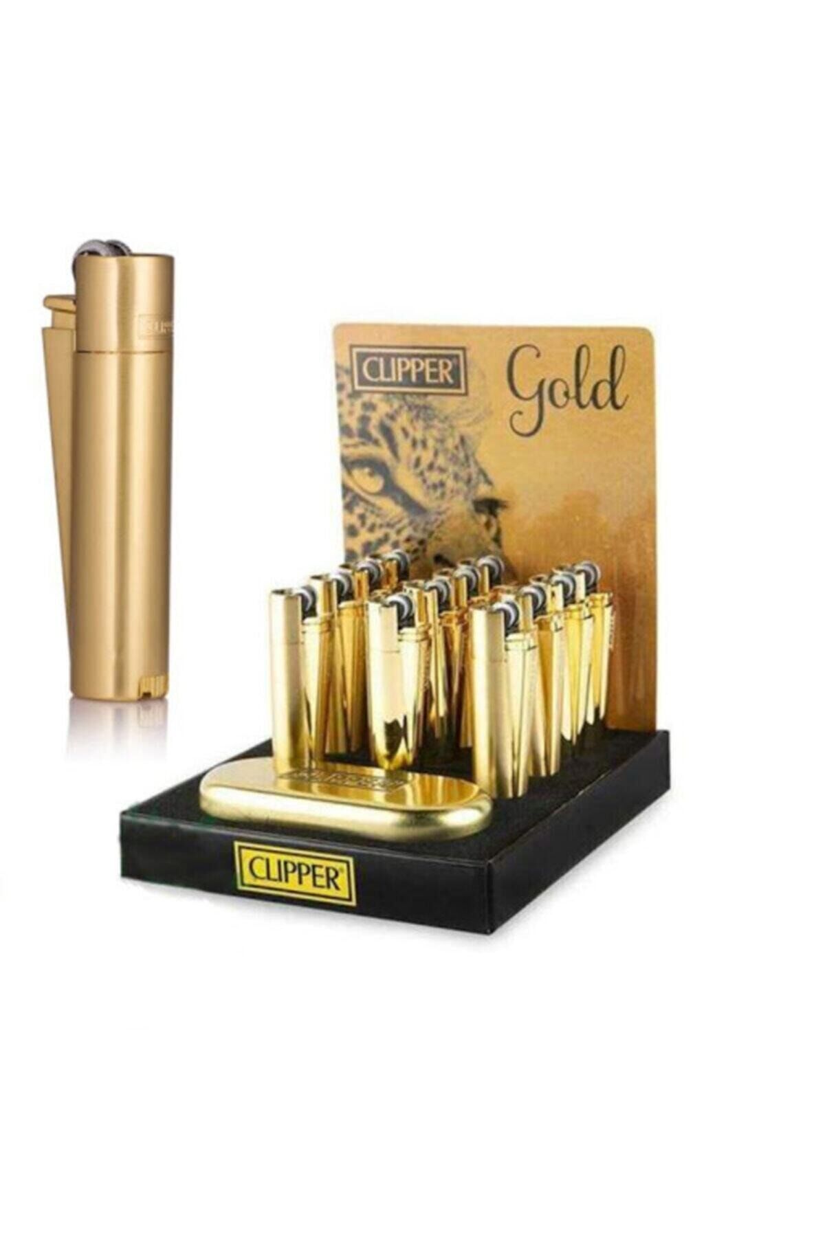 Metal Çakmak Özel Kutulu Gold