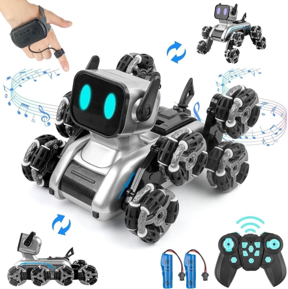 Robot köpek Şarjlı el ve bilek kumandalı