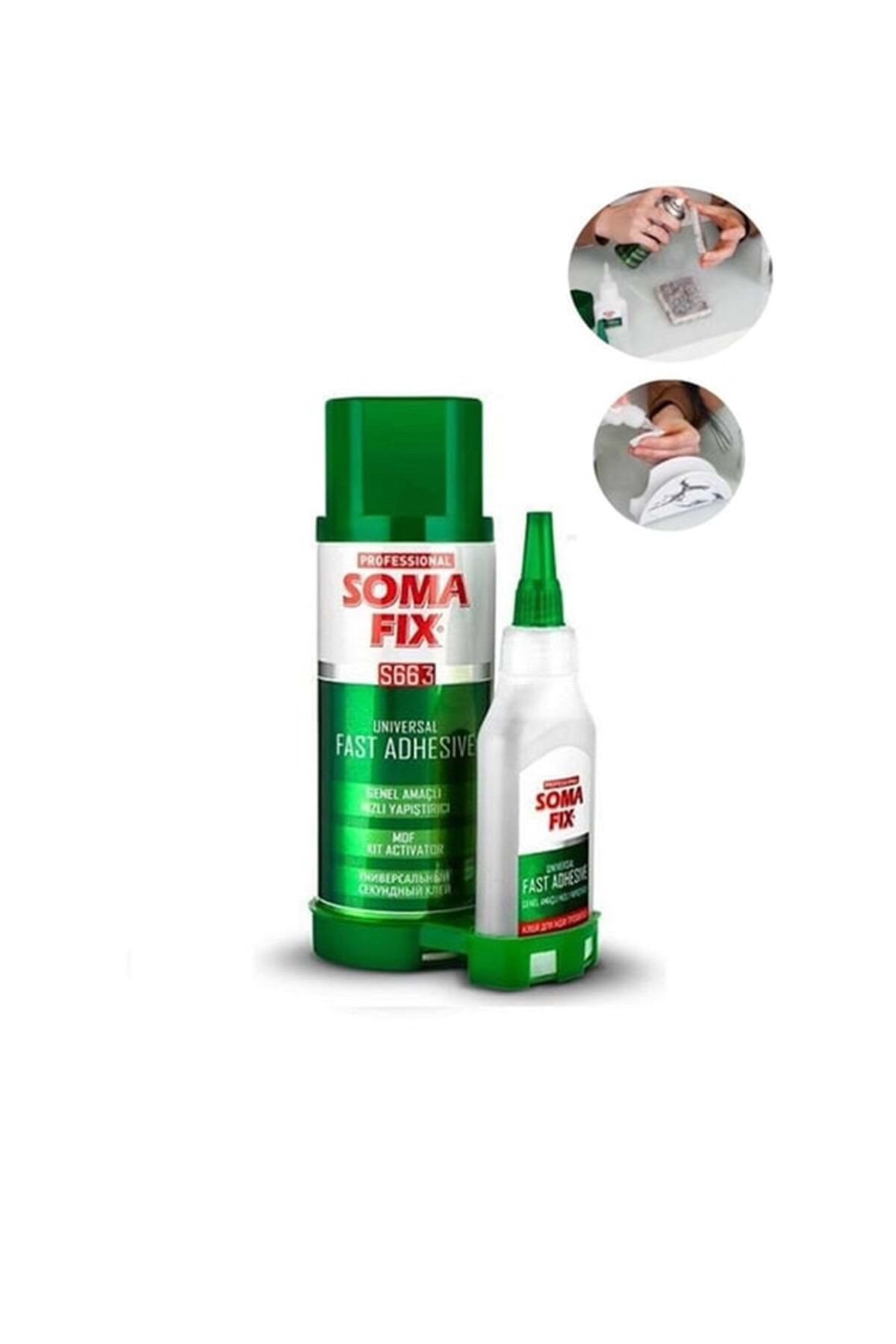 Genel Amaçlı Hızlı Yapıştırıcı 400 ml 100 gr BEYAZ - Tek Ebat