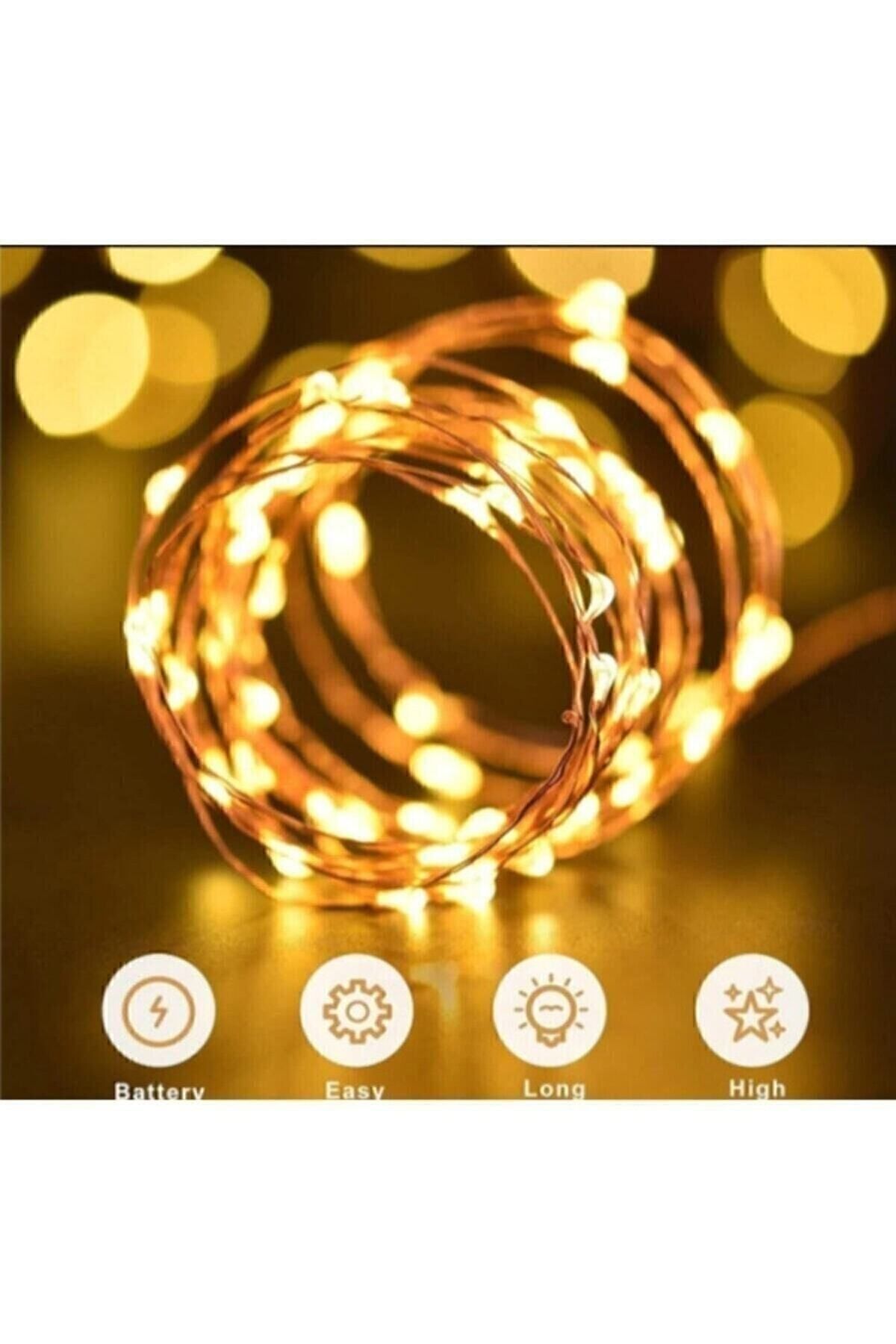 3 Metre Pilli Peri Led Dekoratif- Pil Hariç limsaa