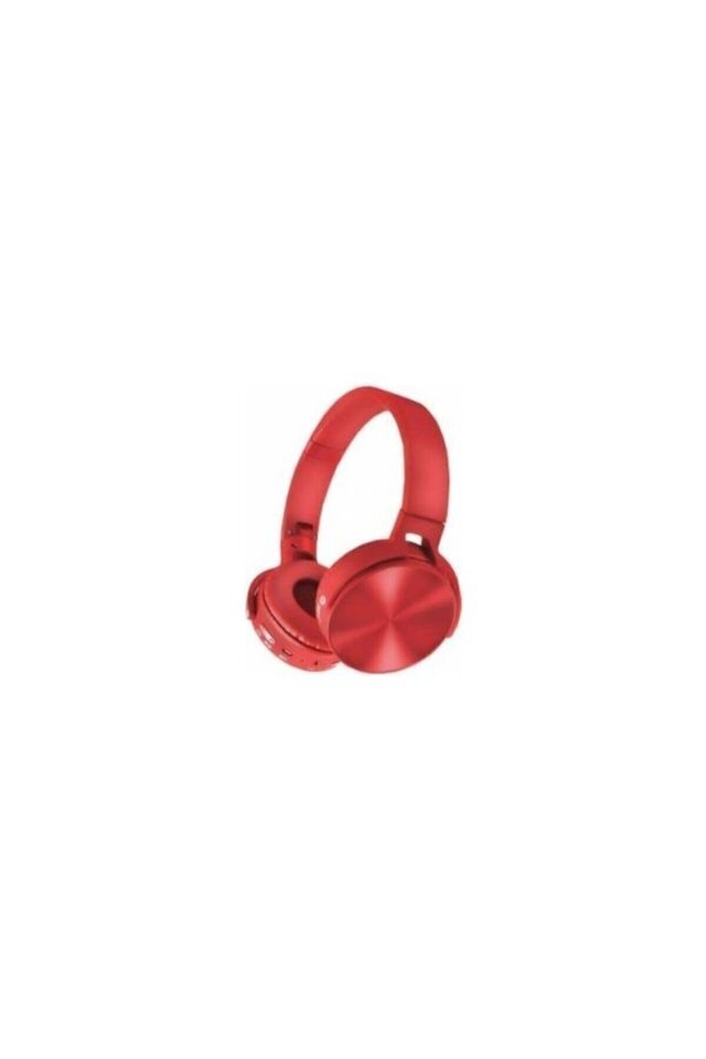 J48 2103 Kablolu Mikrofonlu Kulaklık Kırmızı NoColor-5038be1c - Tek Ebat