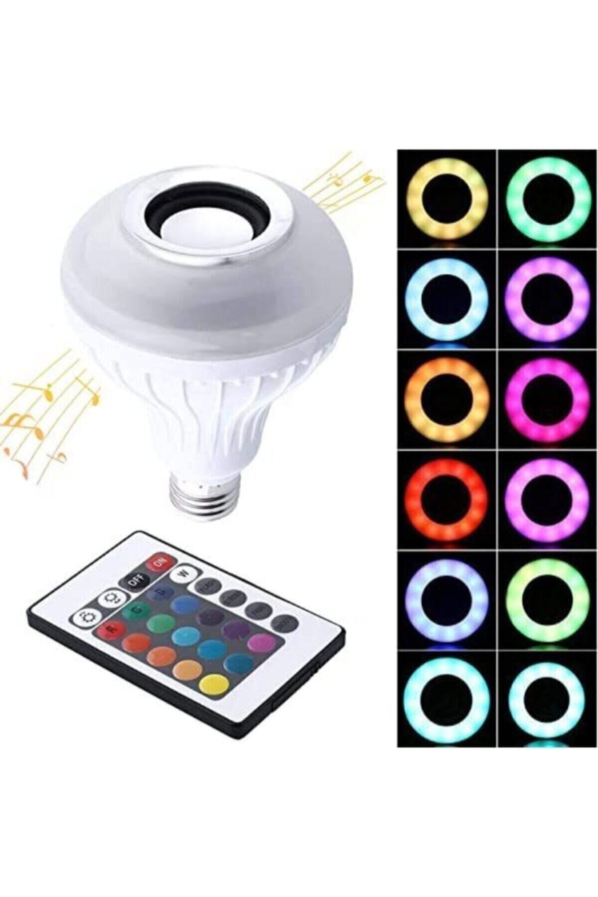Music Bulb Bluetooth Hoparlör Akıllı Led Ampul Lamba 103378.