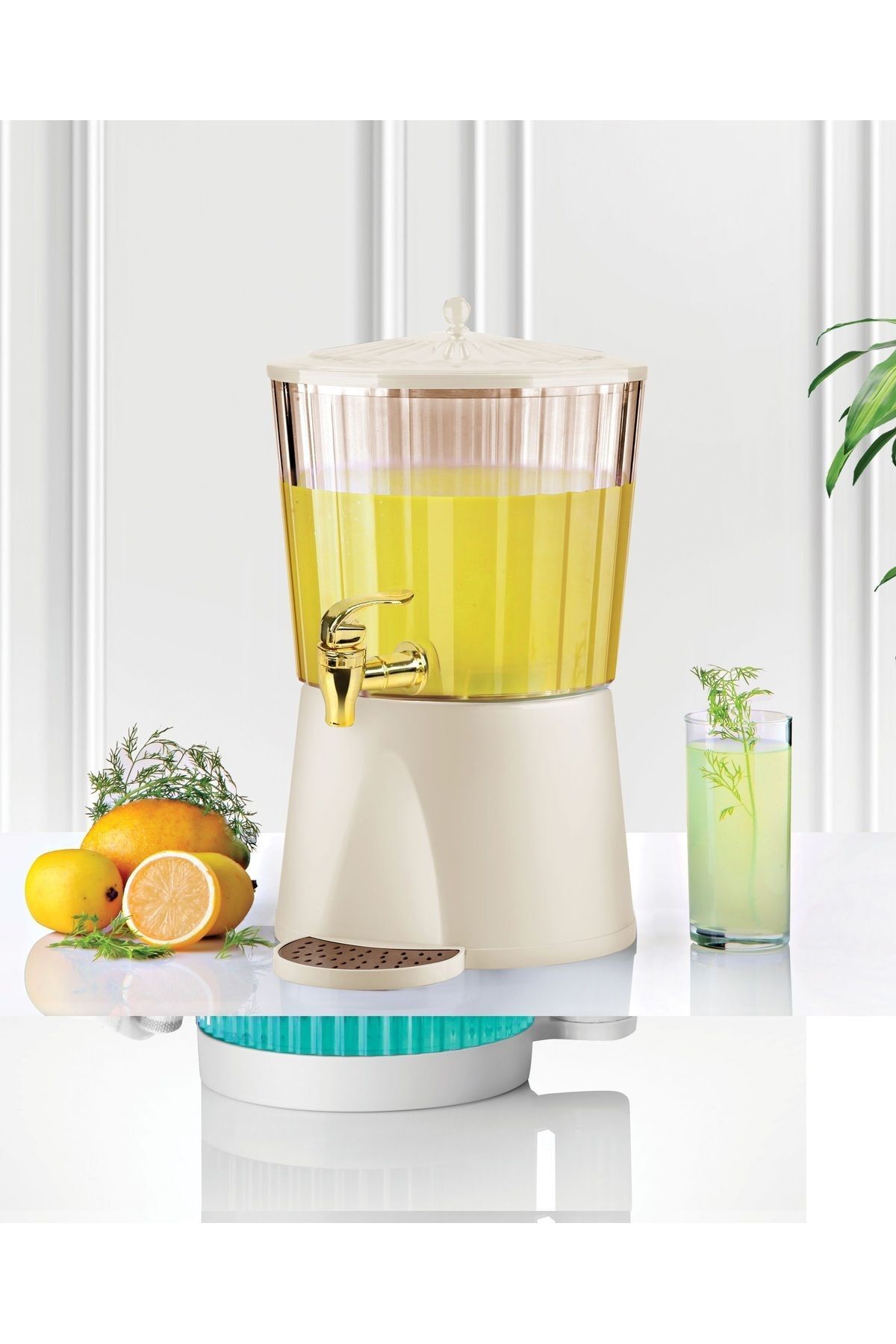 4 Lt Su Sebili Limonata Portakal Suyu Ayaklı Damacana