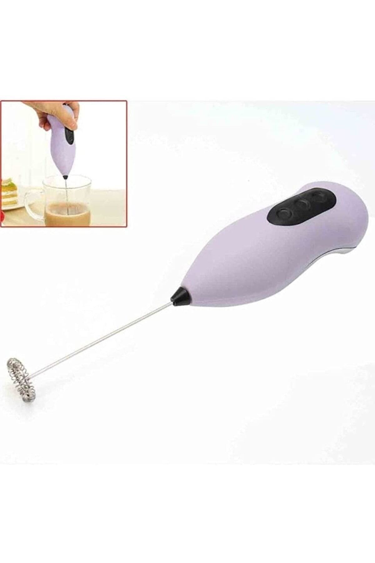 Mini Mixer Kahve Süt Köpürtücü Karıştırıcı Cappucino Mikser renkli - Tek Ebat