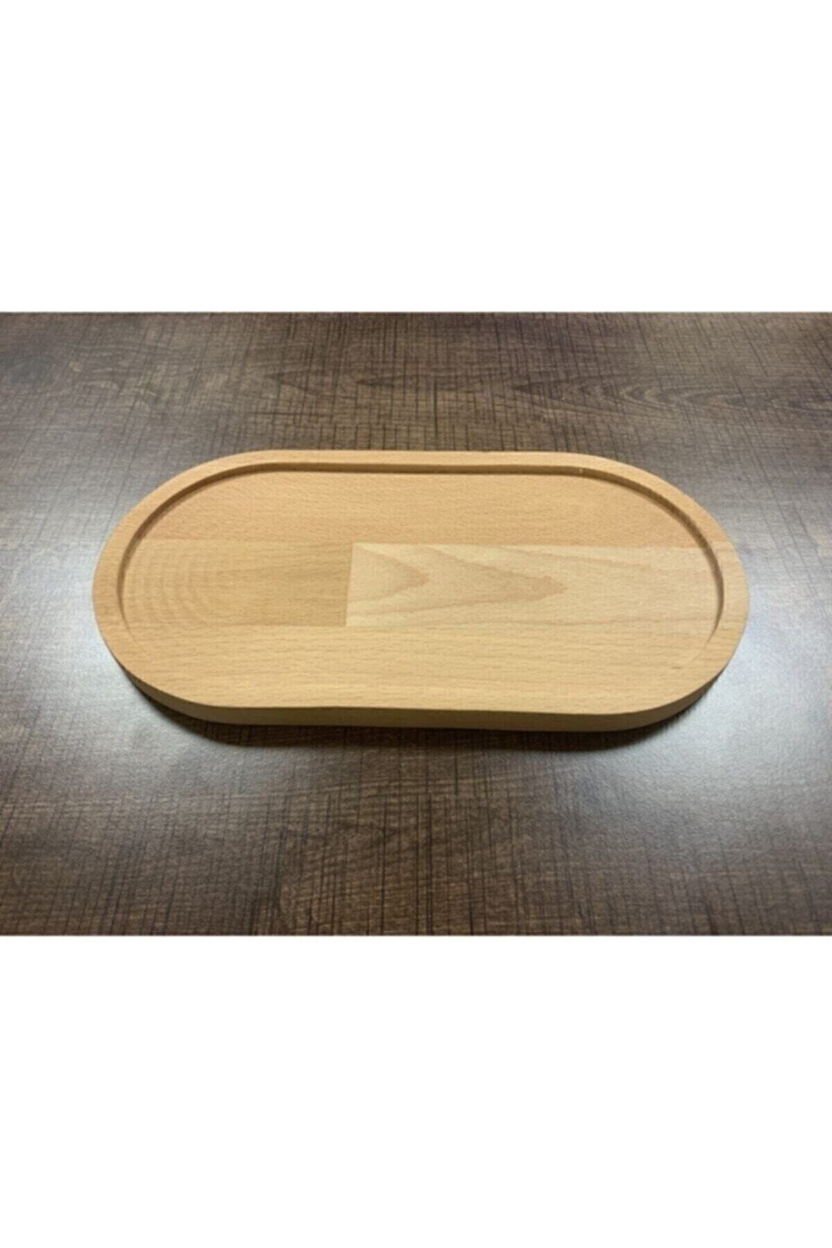 Ahşap Bambu Yağdanlık Altlığı, Çerezlik - Kahvelik - Sabunluk Sunum Standı Çok Amaçlı Sunumluk 10x18