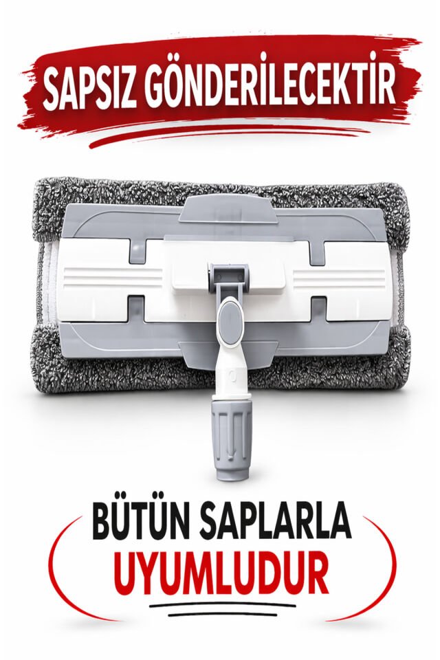 Mandallı Mikrofiber Mop Paspas – Süper Emici & Çok Amaçlı Temizlik - 5433 Tek Ebat