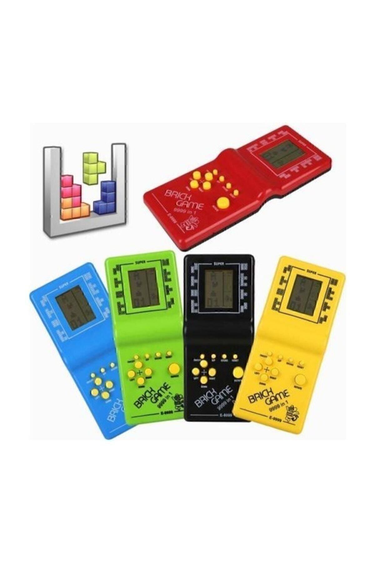 Nostaljik El Atarisi Tetris Atari siyah - Tek Ebat