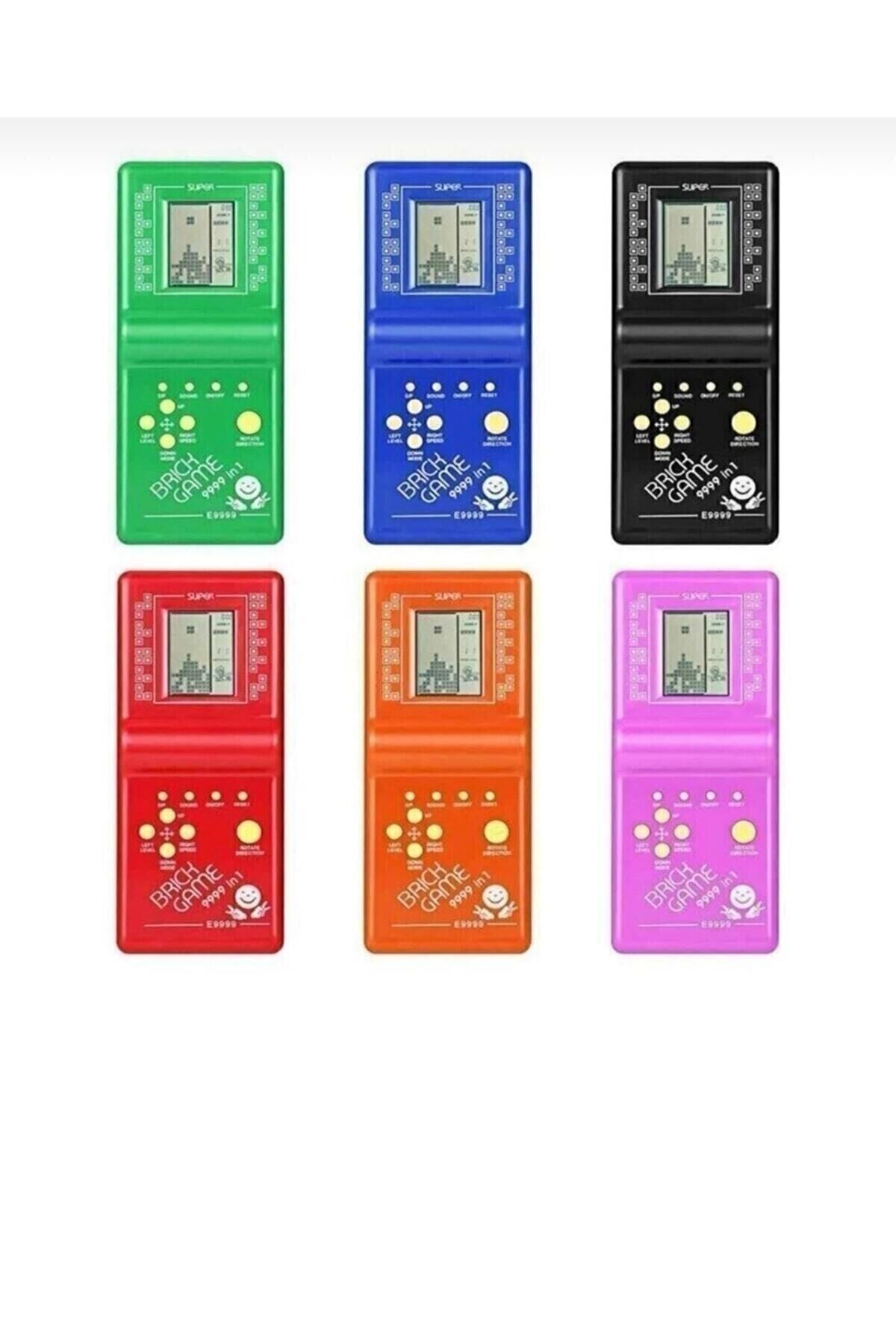 Gameboy El Konsolu Renkli Pilli Tetris Nostaljik Oyuncak Tetris Karışık Renk Pil NoColor-ef92f7f7 - Tek Ebat