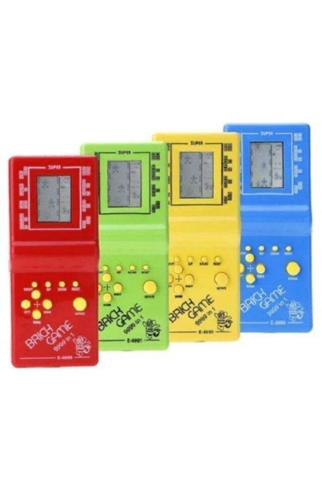 Gameboy El Konsolu Renkli Pilli Tetris Nostaljik Oyuncak Tetris Karışık Renk Pil NoColor-ef92f7f7 - Tek Ebat
