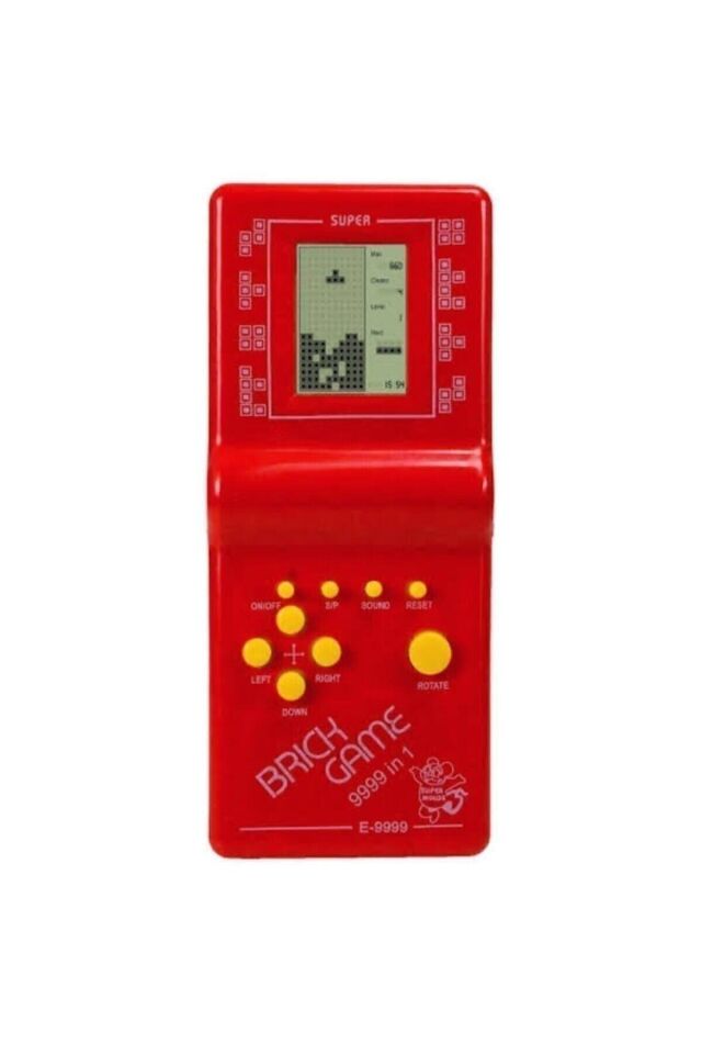 Gameboy El Konsolu Renkli Pilli Tetris Nostaljik Oyuncak Tetris Karışık Renk Pil NoColor-ef92f7f7 - Tek Ebat