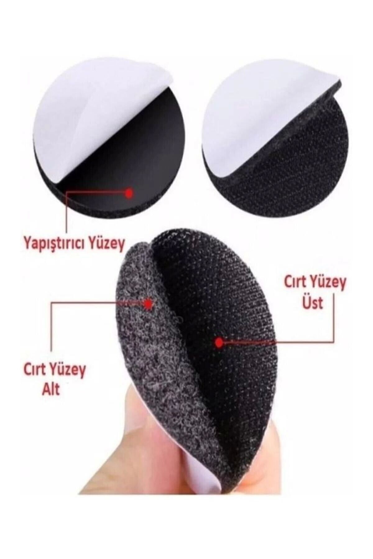 Halı Kilim Minder Nevresim Örtü Kaydırmaz Cırt 10 Set Siyah - Tek Ebat