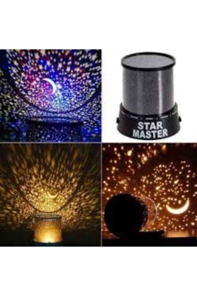 Star Master Projeksiyonlu Gece Lambası mor - Tek Ebat