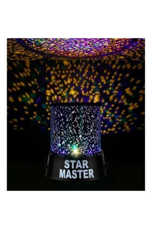 Star Master Projeksiyonlu Gece Lambası mor - Tek Ebat
