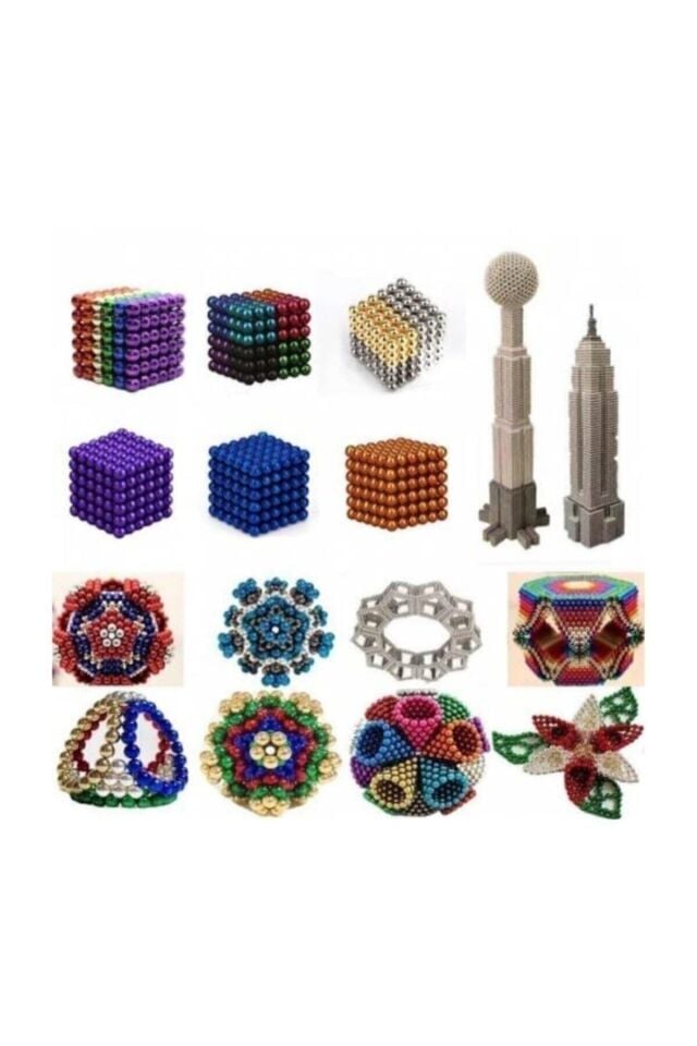 6 Farklı Renkli Sihirli Manyetik Toplar Neodyum Mıknatıs
