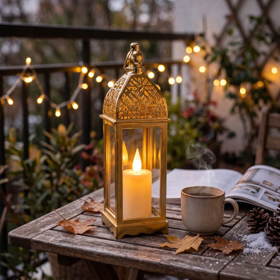 Decorative Lantern - Hediyelik Şık Kandil Feneri