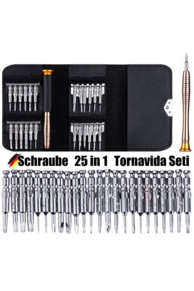 25 In 1 Mini Saatçi Tornavida Seti - Apple,macbook,cep Telefonu,tablet,laptop Tornavidası Glrshop