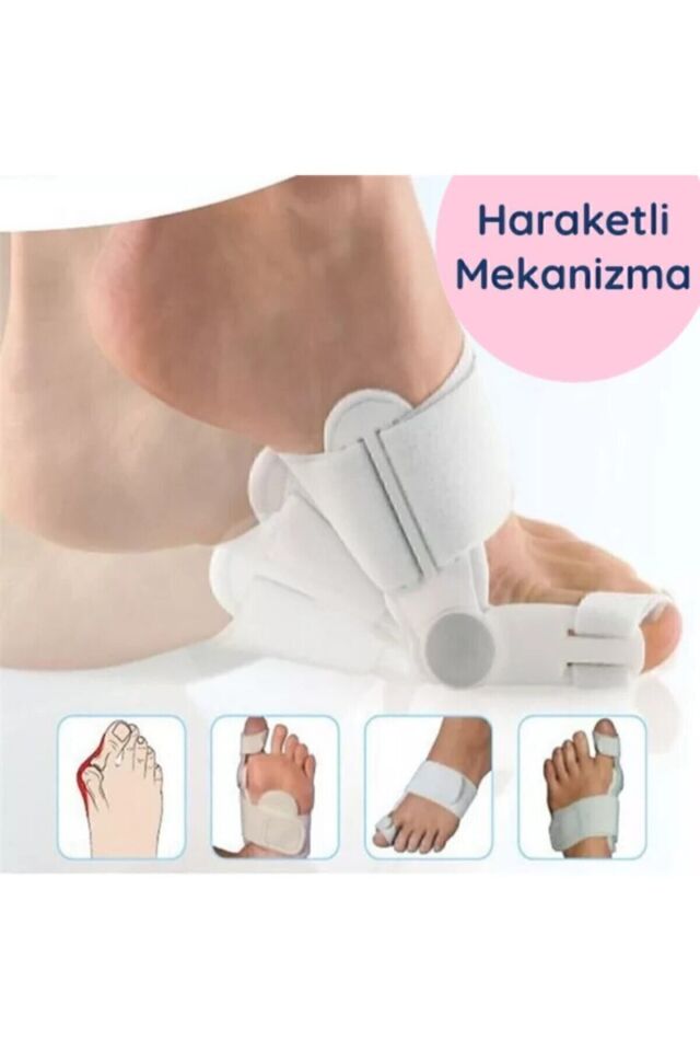 Baş Parmak Kemik Düzeltici Ayak Baş Parmak Gömleği Kemik Bunyon Düzeltici Parmak Ayırıcı Halluks Tek Ebat