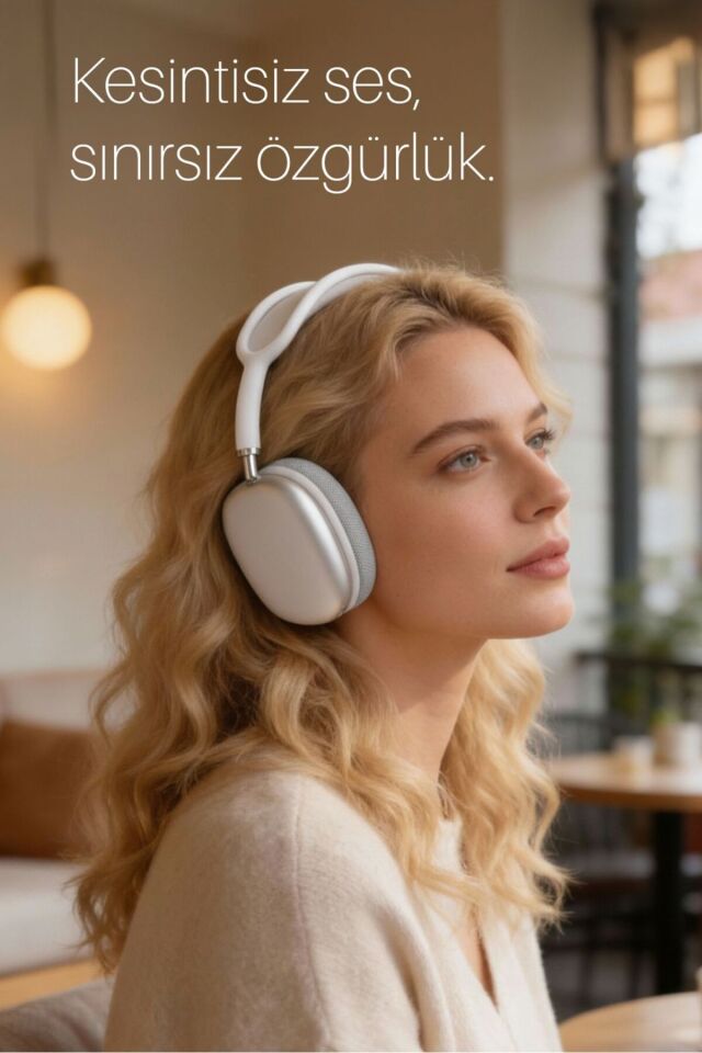 2210 Kablosuz Bluetooth Kulak Üstü Kulaklık / Ayarlanabilir Kafa Bandı / Mikrofon / Aux