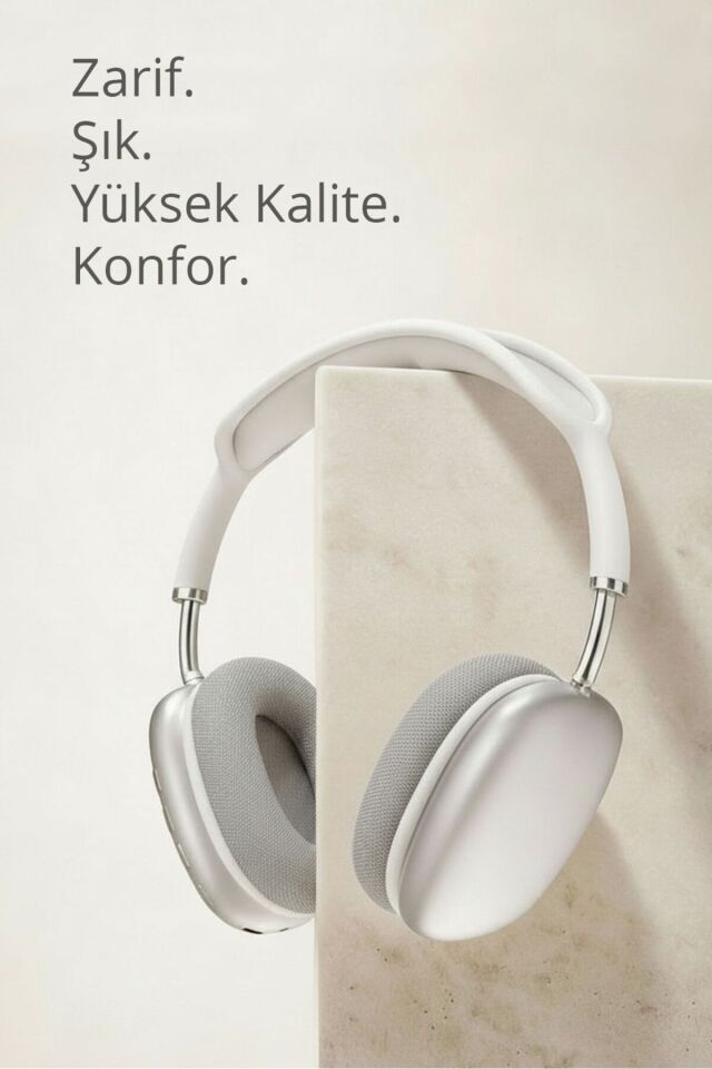 2210 Kablosuz Bluetooth Kulak Üstü Kulaklık / Ayarlanabilir Kafa Bandı / Mikrofon / Aux