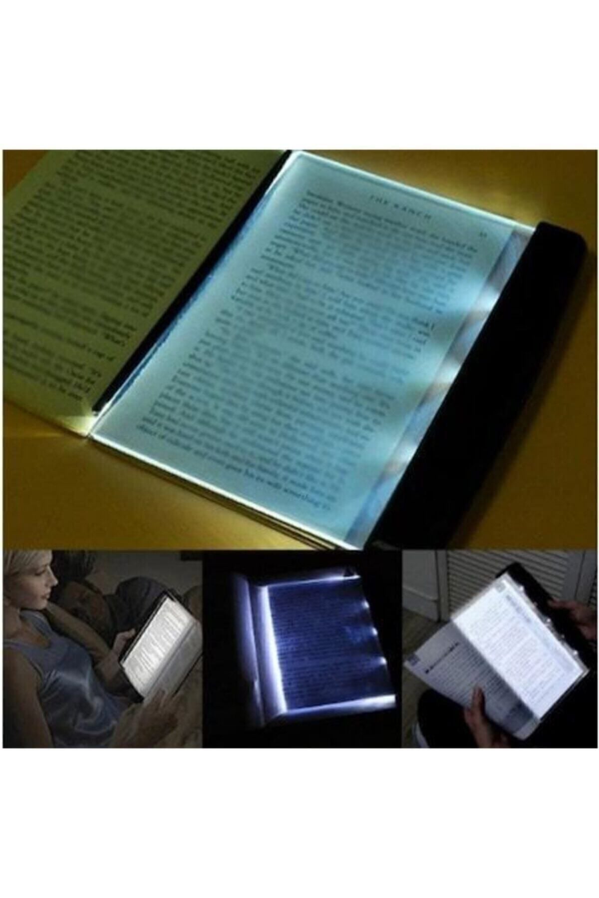 Kitap Aydınlatıcı Led Panel Okuma Çerçevesi Işıklı Kitap Ayracı
