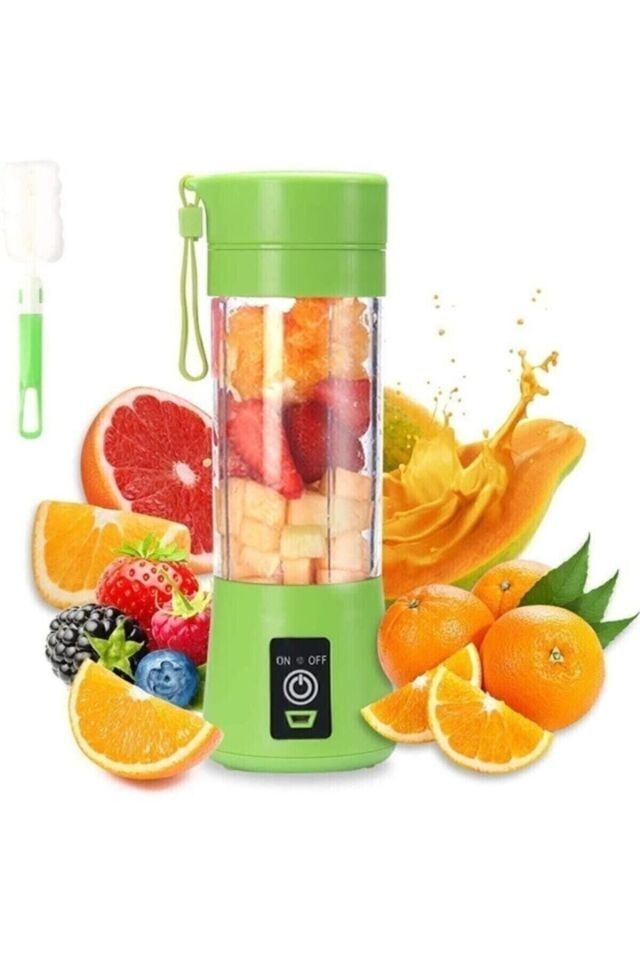 Mini Portatif Taşınabilir Mobil Kişisel Şarjlı Blender 380 ml C / F teknoşık