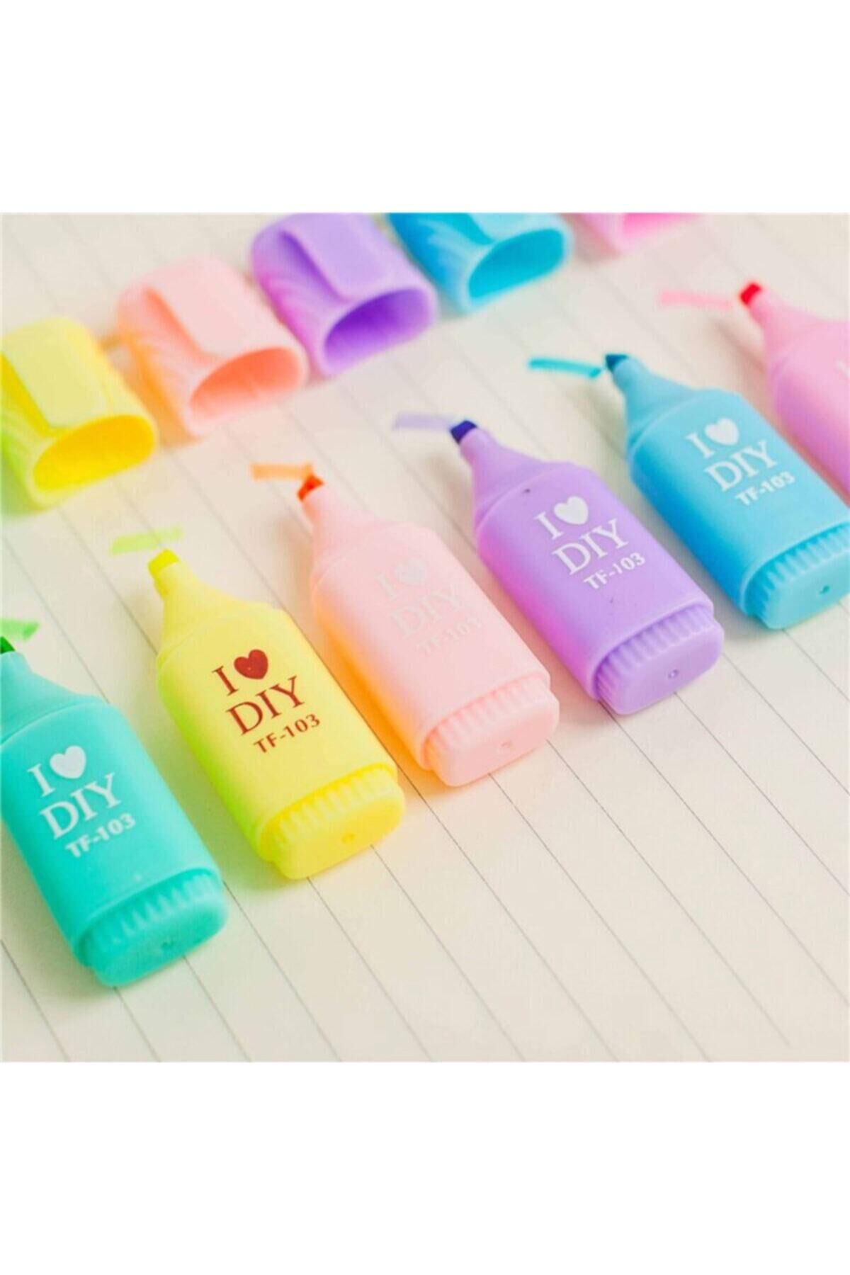 Fosforlu Kalem Mini (6 LI SET) Tf-103 F.k
