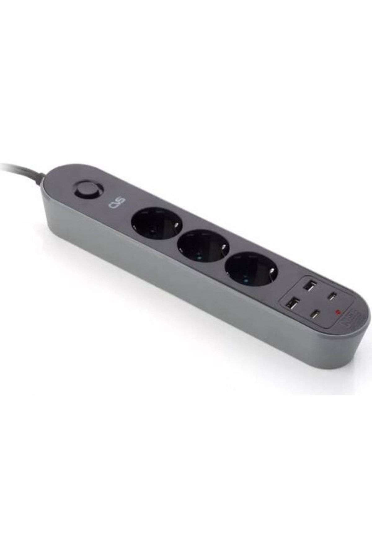 Piriz Dn 9200 3 Lü Type C Akım Korumalı gri - Tek Ebat