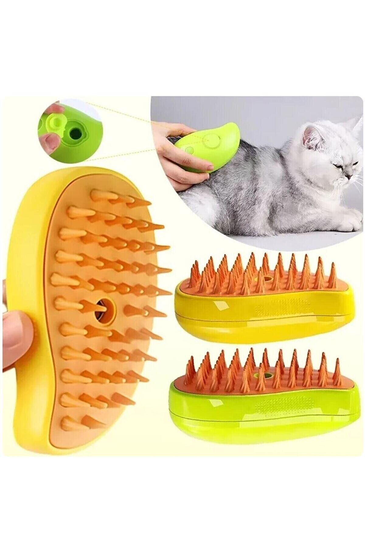 Buharlı Kedi, Köpek Yıkama Fırçası Tarağı, Buharlı kedi tarak, Buharlı köpek tarak