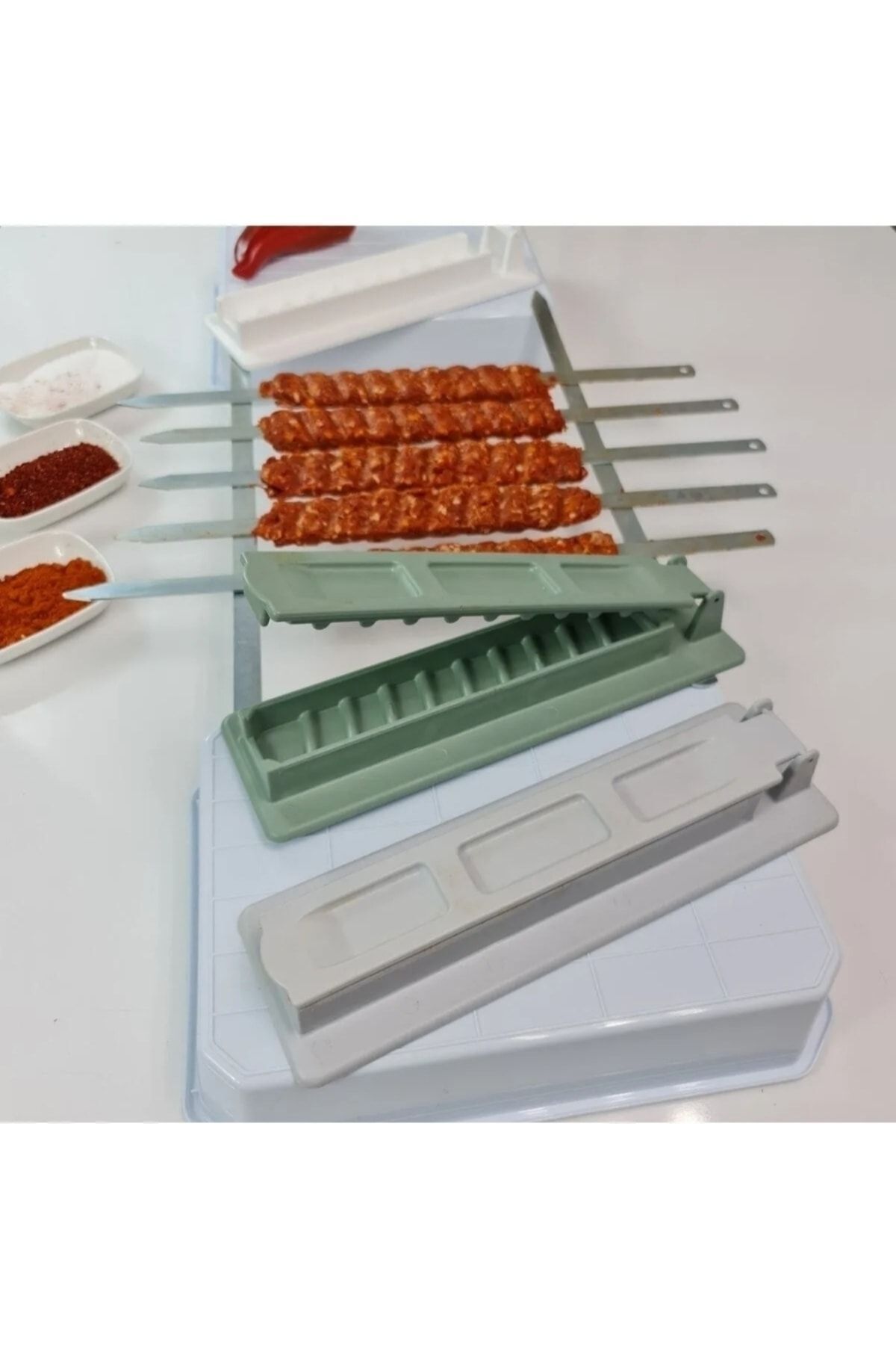 Kebapmatik Adana Urfa Kebap Kalıbı Aparatı Pratik Hızlı Kebap Makinesi Tek Ebat