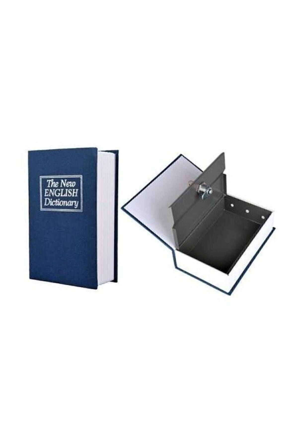 Büyük Boy Anahtarlı Kitap Görünümlü Gizli Kasa