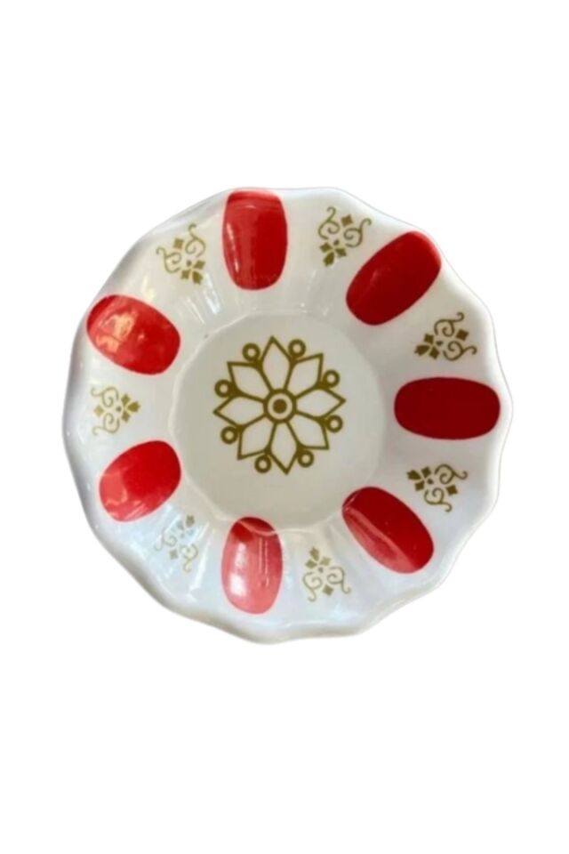 Tria Ml104k Melamin Kırmızı Kahveci Çay Tabağı 6 Lı Glrshop
