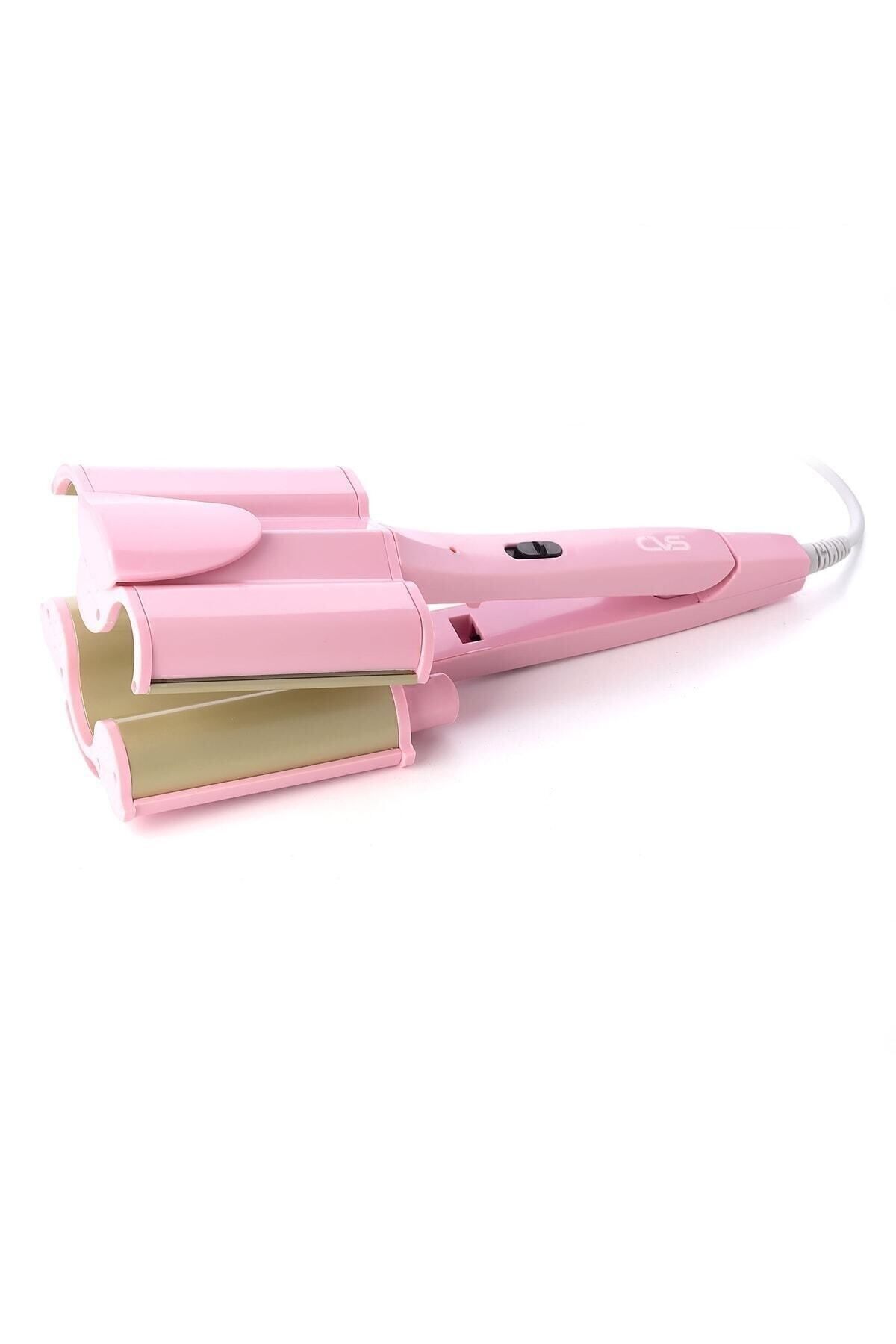 Dn7509 Profesyonel Seramik Wag Su Dalgası Saç Maşası Pembe - Tek Ebat