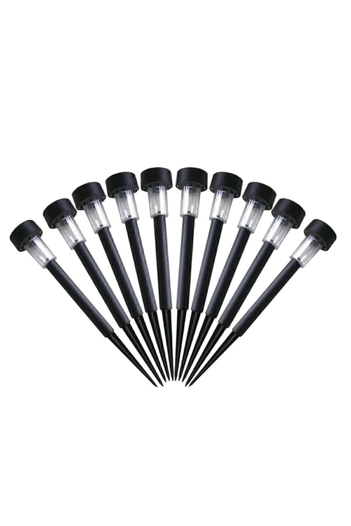 Güneş Enerjili Bahçe Lambası Plastik Saplama 5 lu Set
