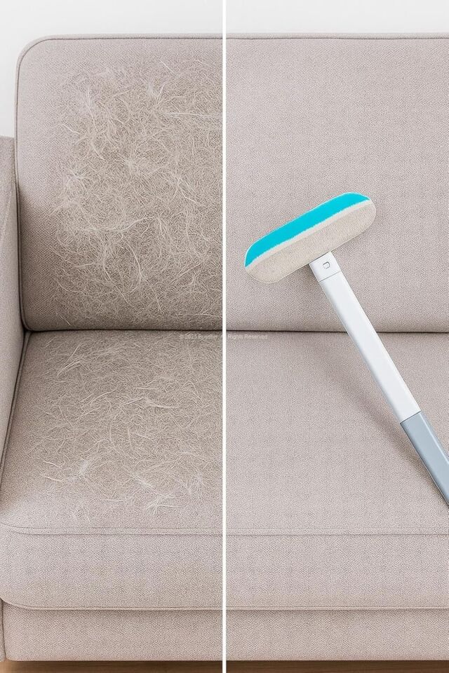 4'ü 1 Arada Evcil Hayvan Tüy Toplama ve Temizlik Fırçası Seti Koltuk Halı Cam Uyumlu