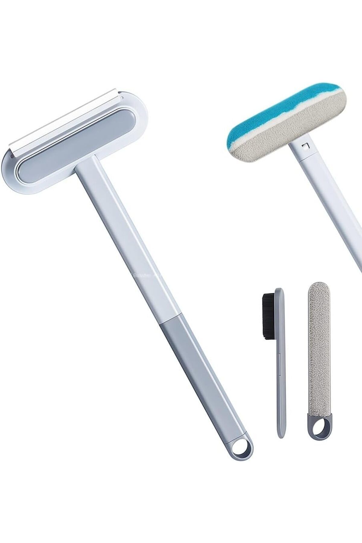 4'ü 1 Arada Evcil Hayvan Tüy Toplama ve Temizlik Fırçası Seti Koltuk Halı Cam Uyumlu