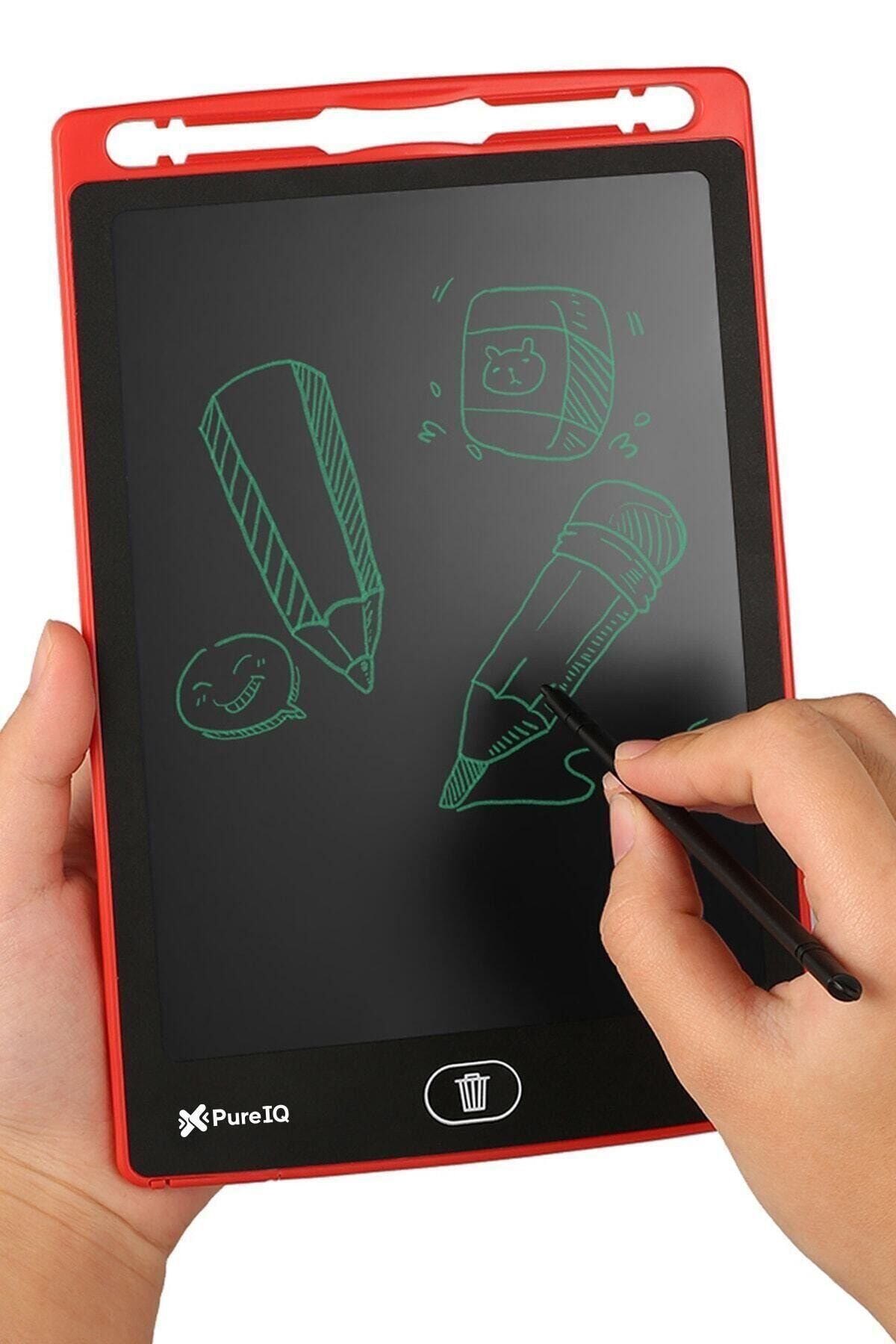 Digital Çocuk Yazı Çizim Tableti Lcd 8.5 Inc Ekranlı Ve Bilgisayar Kalemli Grafik-tab Kırmızı - Tek Ebat