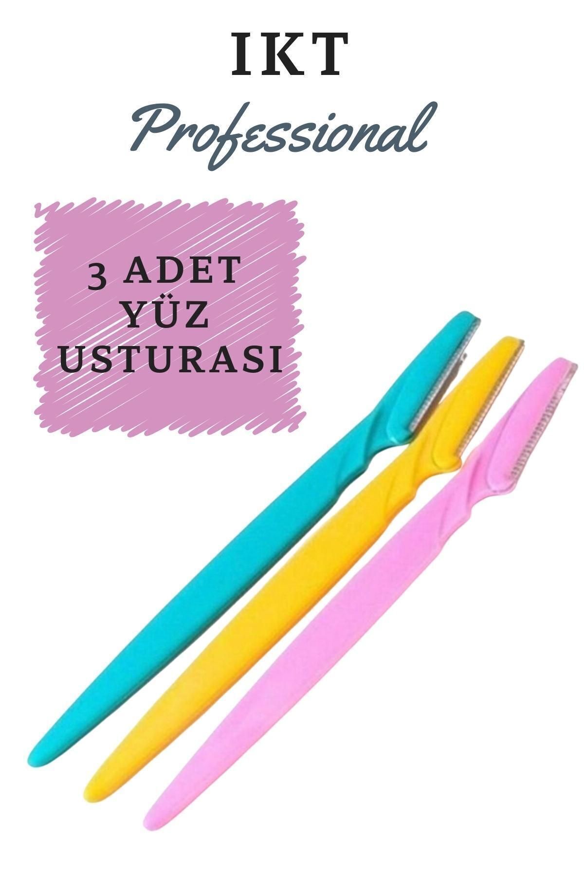 TAYEM Nanopro Professional 3 Adet Yüz Jileti Kaş Usturası