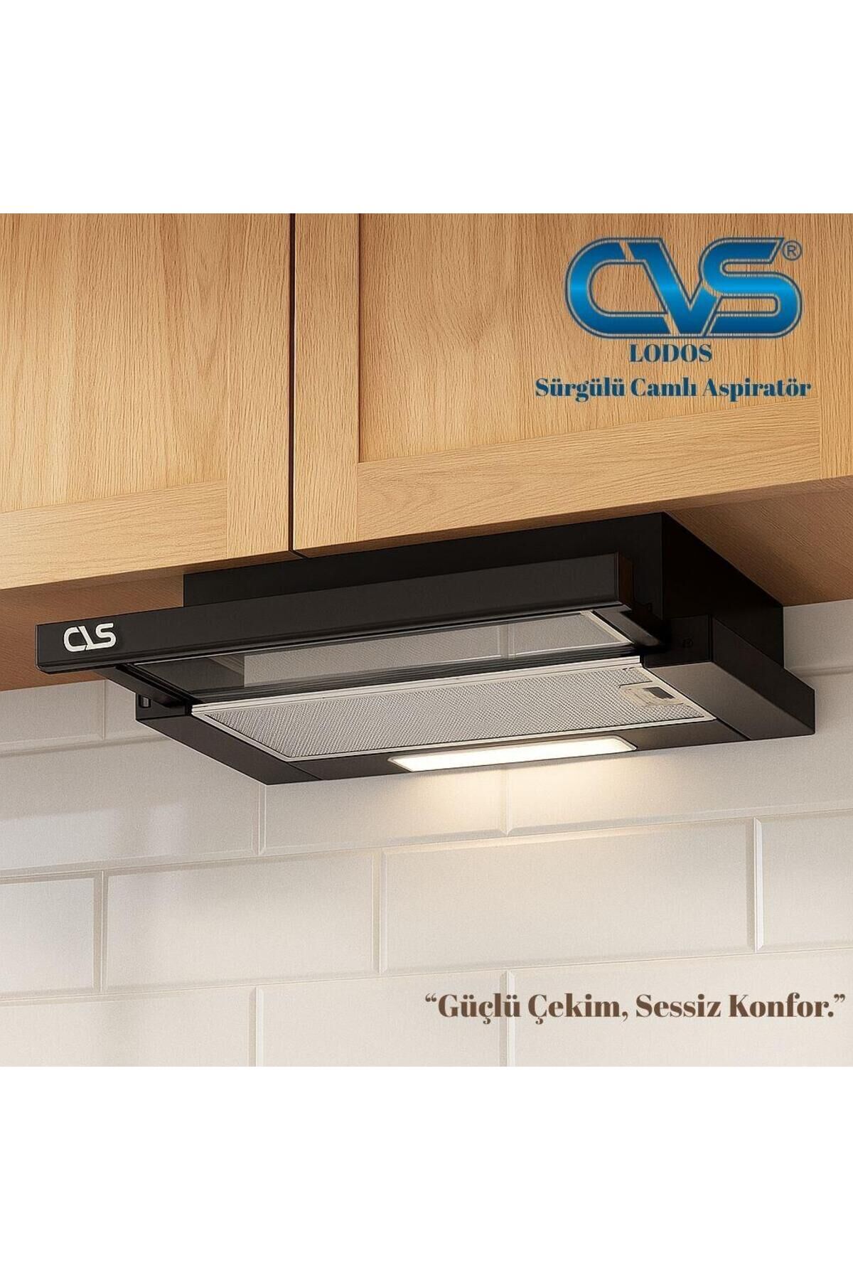 DN 1147 LODOS Sürgülü Camlı Tek Filtre Aspiratör