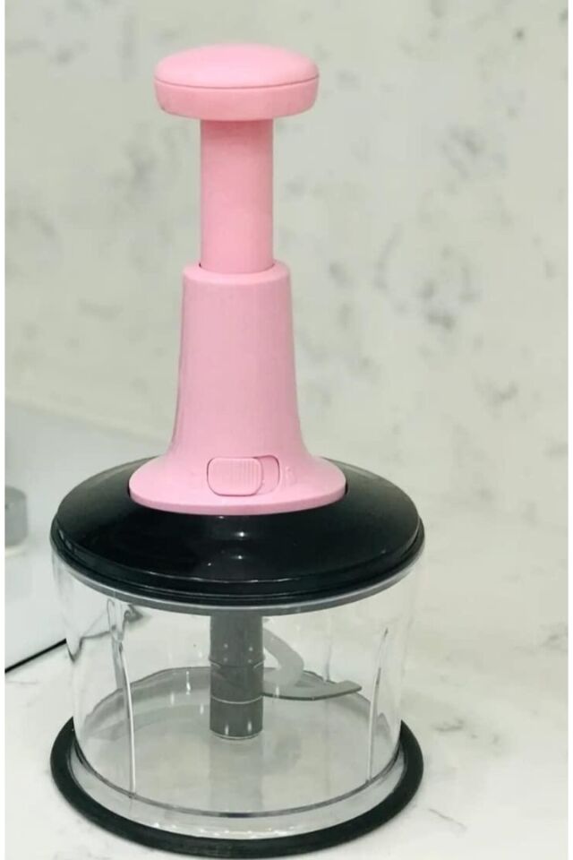 FOB HOME Yakut 3 Bıçaklı Yakut Manuel Doğrayıcı, Basmalı El Rondosu