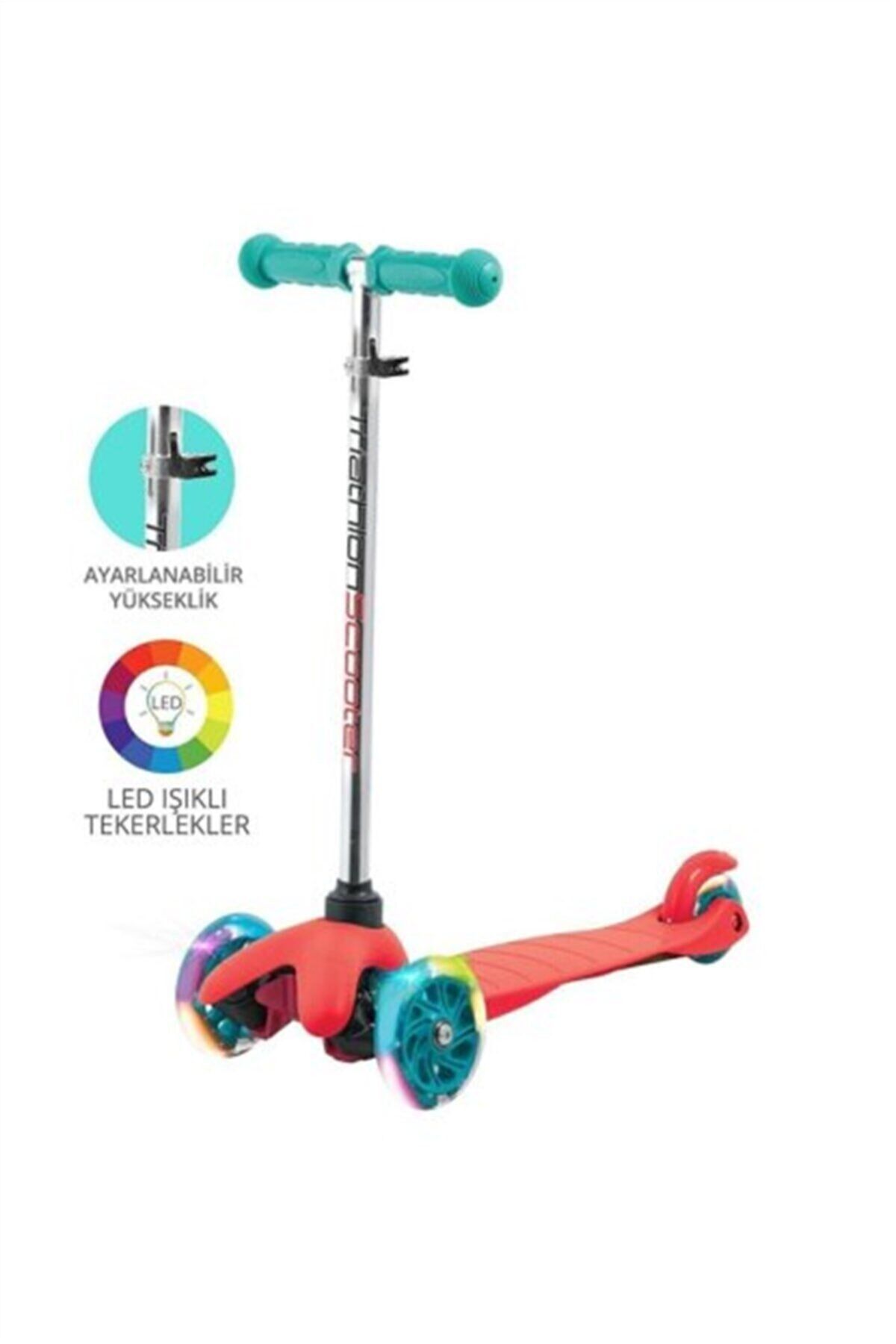 Yeni Nesil Kırmızı Ayarlanabilir Scoter Tech Seri Led Işıklı Dn80001