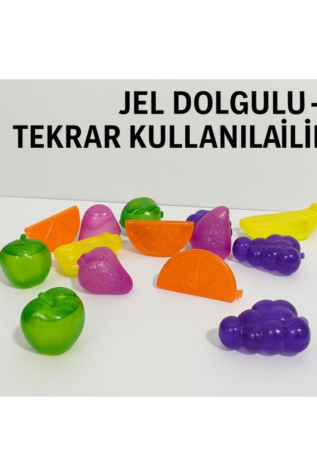 20li Tükenmez Buz Kalıbı Buz Küpleri Renkli Plastik Buz Kübü 5 x 7 Plastik TR