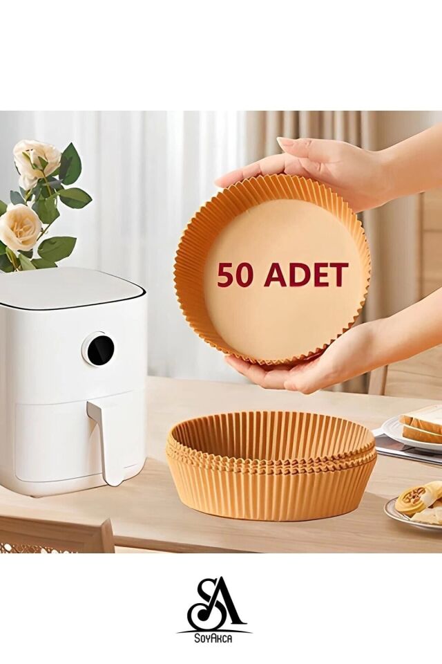 Airfryer (HAVA FRİTÖZÜ) Philips Xiaomi Fritöz Pişirme Kağıdı 50 Adet